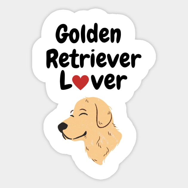 Golden Retriever Lover Sticker by Simple D.